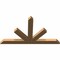 Ekena Millwork Saratoga Timber Gable Bracket, Western Red Cedar, 72"W x 42"H x 3 1/2"D x 5 1/2"F, 14/12 Pitch GBW072X42X0406SAR00SWR - alternate 5